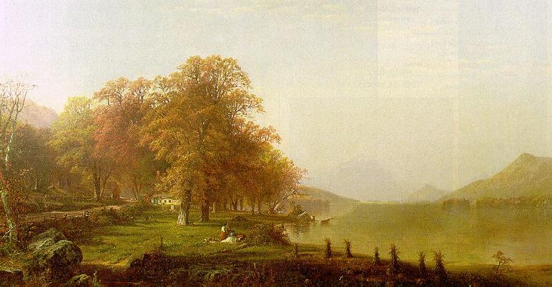 Alfred Thompson Bricher  Lake George Germany oil painting art
